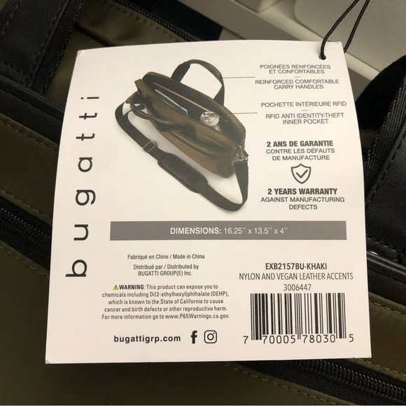 Briefcase kaki from Bugatti - Picture 4 of 4